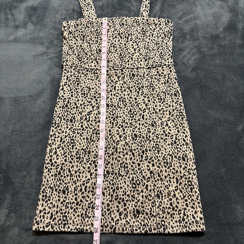 Forever 21 Y2K Leopard Print Bodycon Dress Womens Medium Mob Wife NWT Animal - Picture 5 of 7
